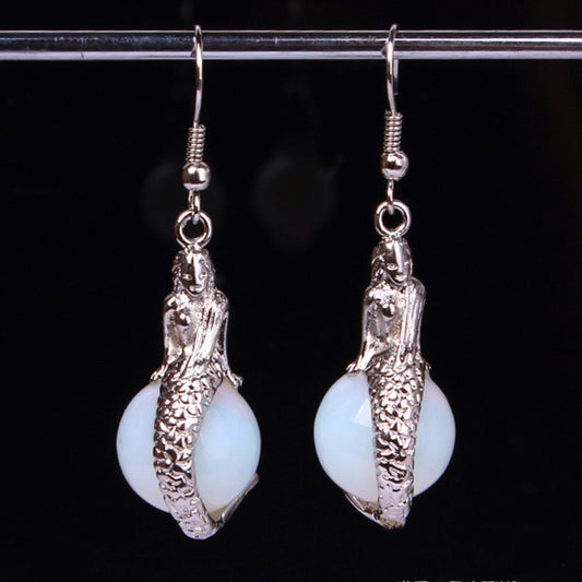 Crystal Mermaid Earrings