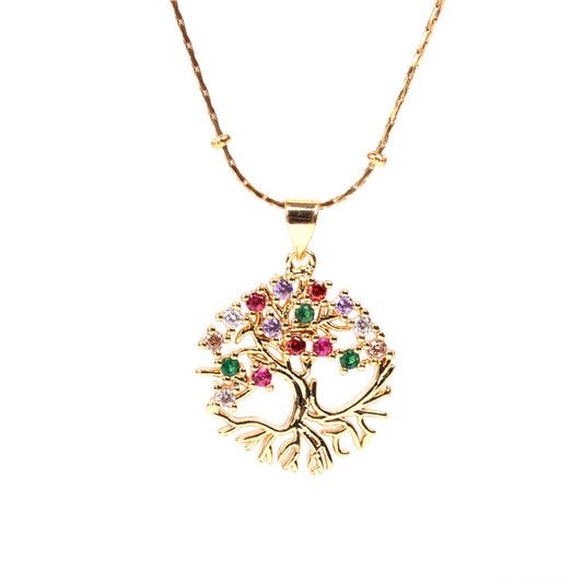Colorful Tree Of Life Necklace