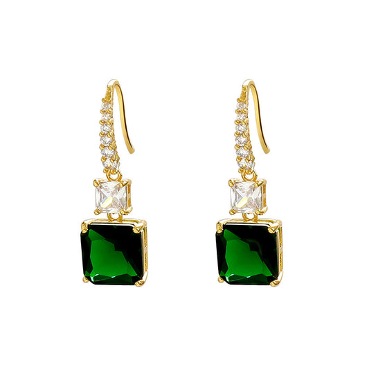 Emerald Gemstone Earrings