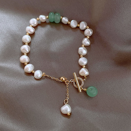 Pearly Green Aventurine Bracelet