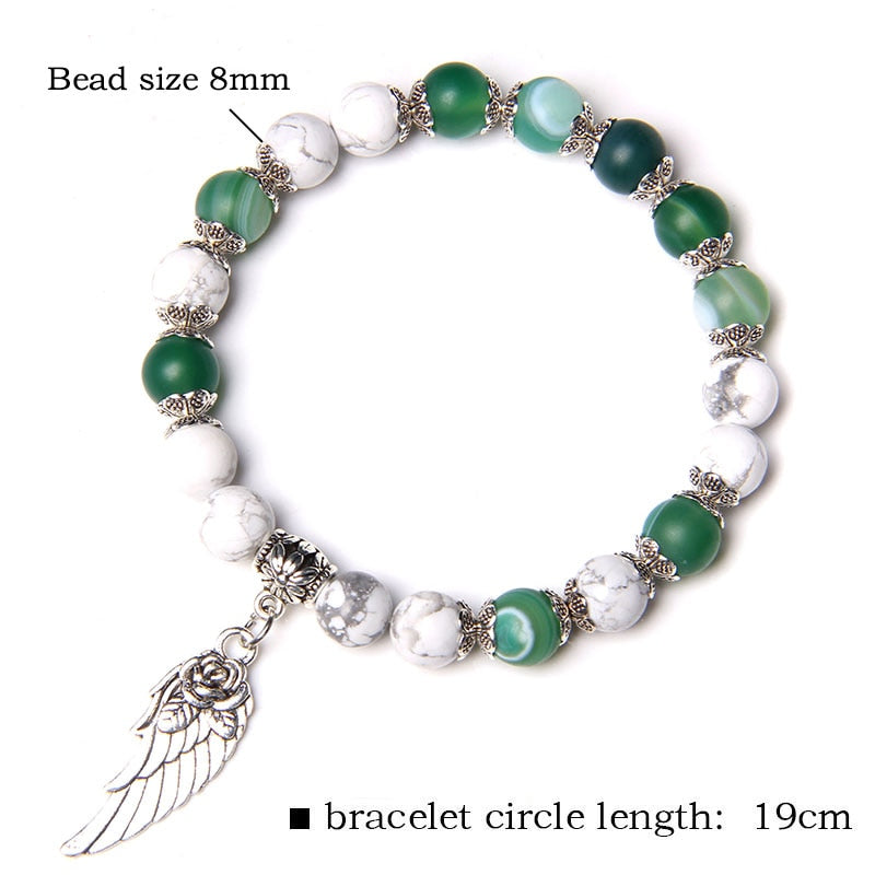 Angel Wing Crystal Bracelet