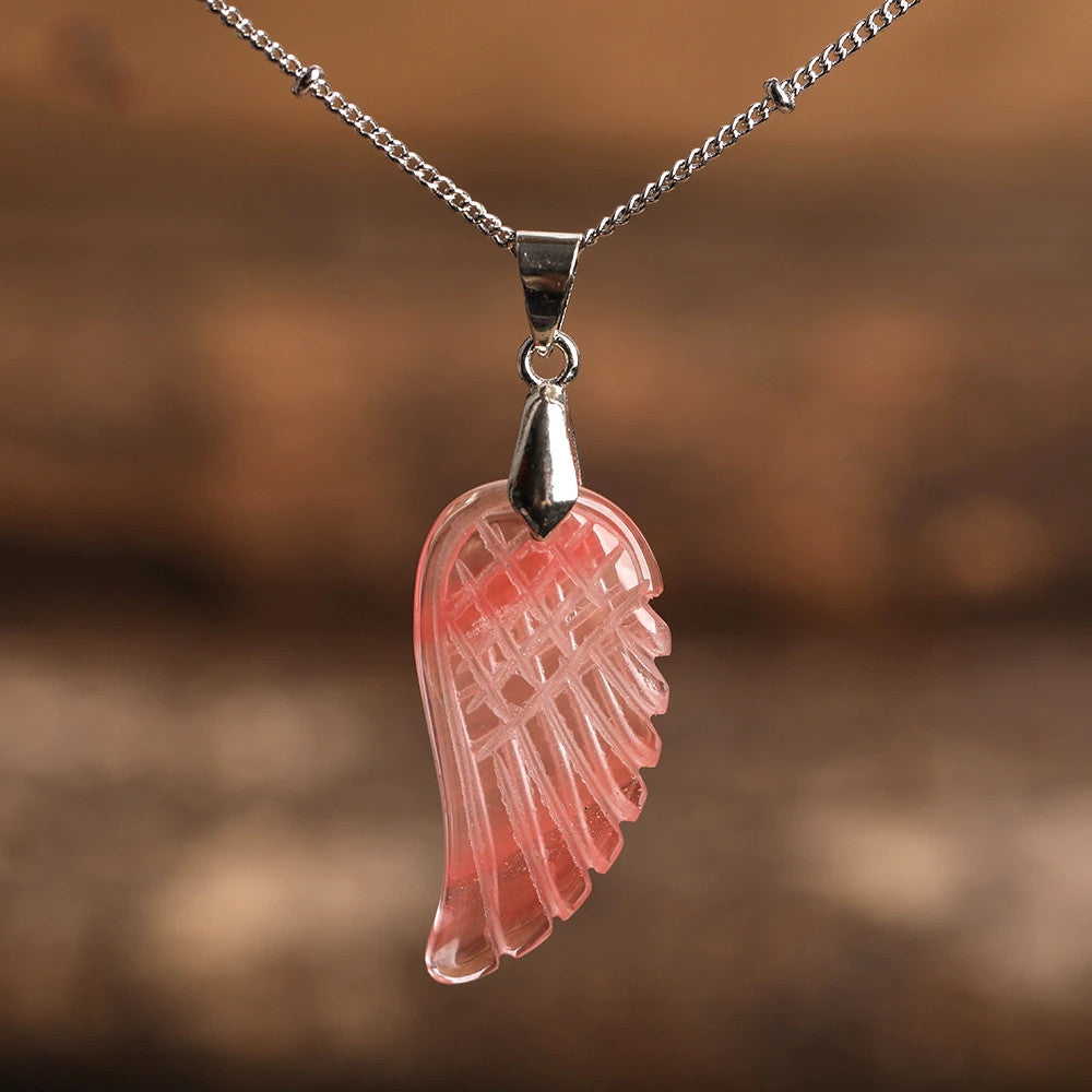 Crystal Angel Wing Necklace